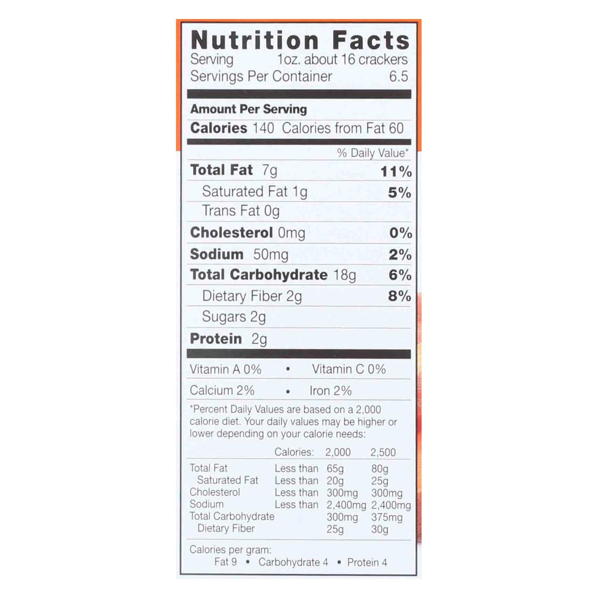 R. W. Garcia 3 Seed Sweet Potato Crackers, 6.5 Oz. - Pack of 6 - Cozy Farm