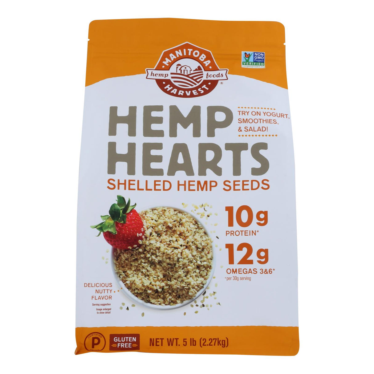 Manitoba Harvest Shelled Hemp Hearts - 5 Lb - Cozy Farm