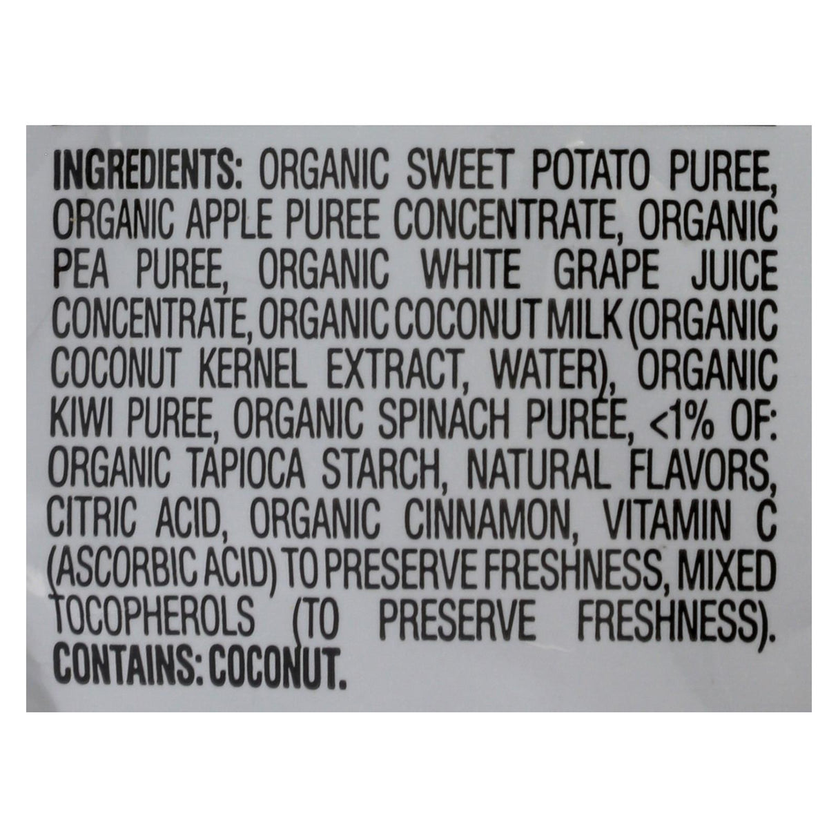 Happy Creamies Organic Apple Spinach Pea Kiwi Bites (Pack of 8, 1 Oz. Each) - Cozy Farm