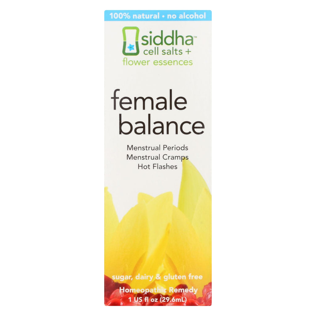 Siddha Flower Essences: Female Balance - 1 Fl Oz. for Hormonal Harmony - Cozy Farm 