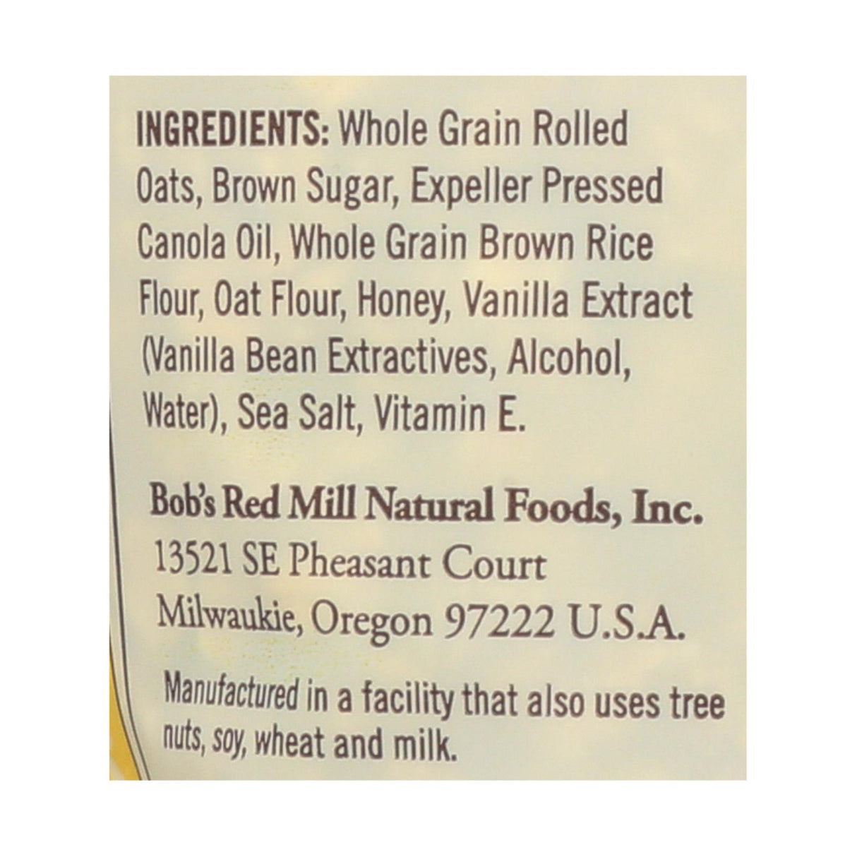 Bob's Red Mill Honey Oat Granola (Pack of 4) - 12 Oz - Cozy Farm