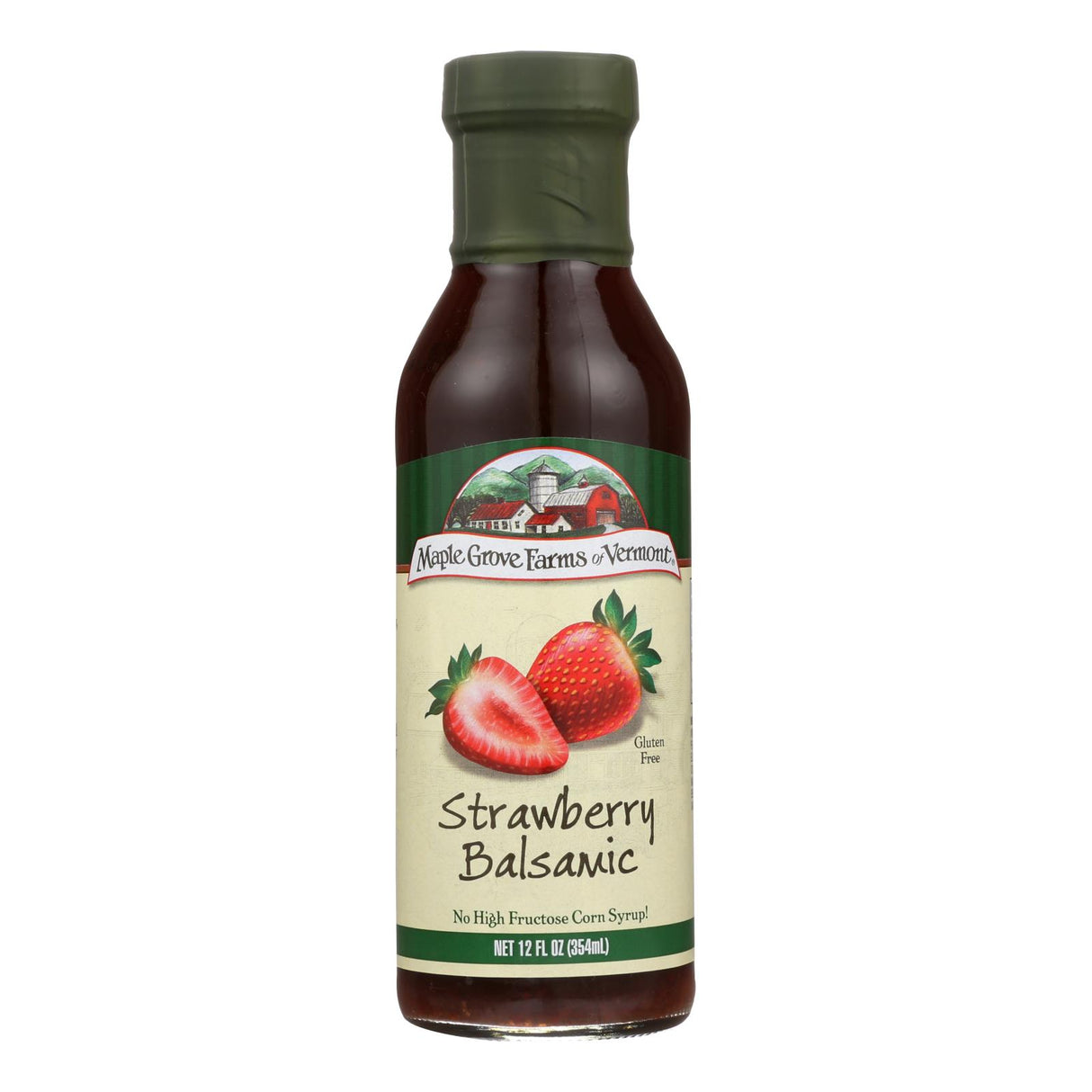 Maple Grove Farms Strawberry Balsamic Salad Dressing (Pack of 6 - 12 Fl Oz) - Cozy Farm