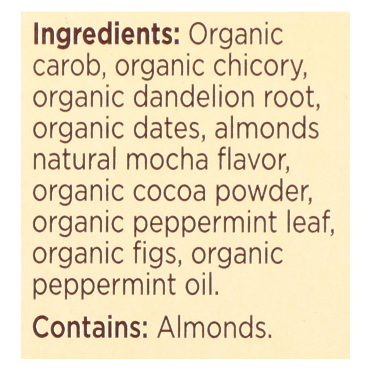 Teeccino Dandelion Mocha Mint Herbal Tea with Chicory, Gluten-Free (Pack of 10) - Cozy Farm