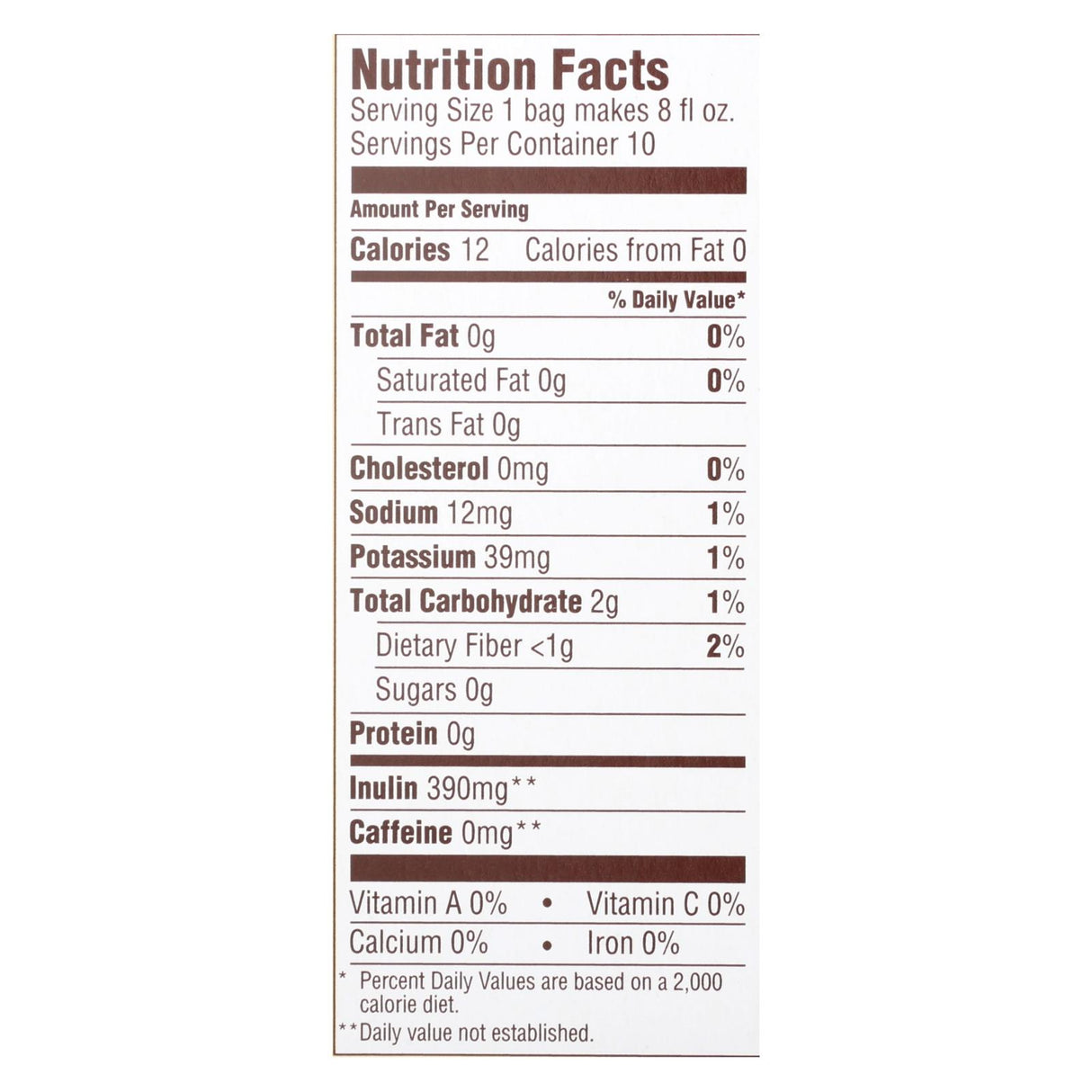 Teeccino Dandelion Mocha Mint Herbal Tea with Chicory, Gluten-Free (Pack of 10) - Cozy Farm