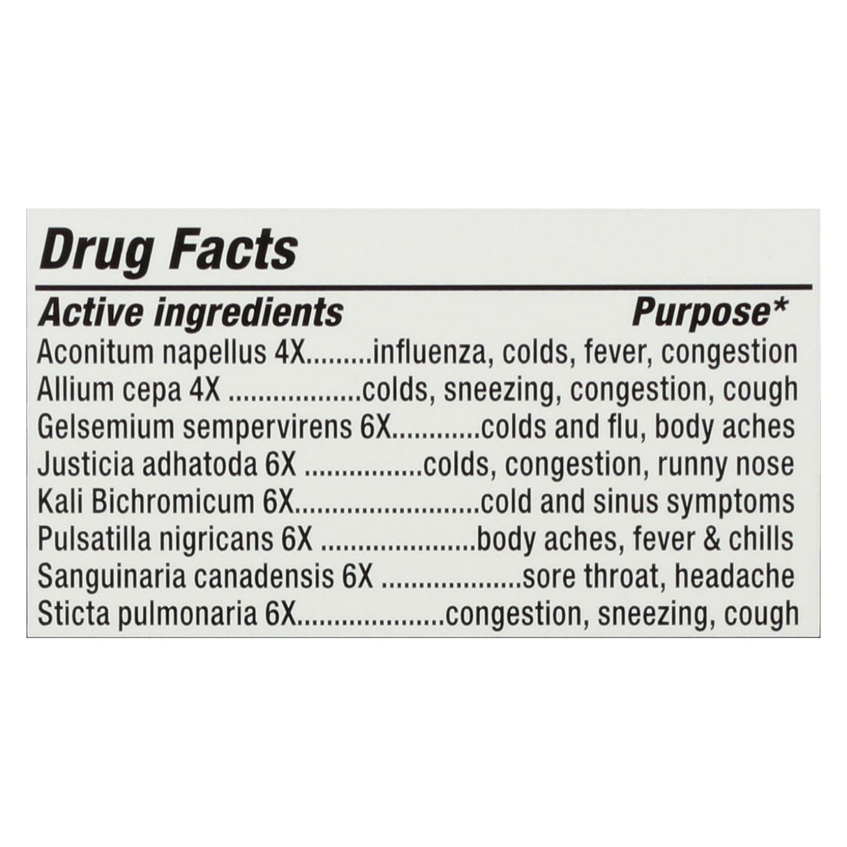 Natrabio Cold and Flu Relief, Non-Drowsy, 60 Tablets - Cozy Farm