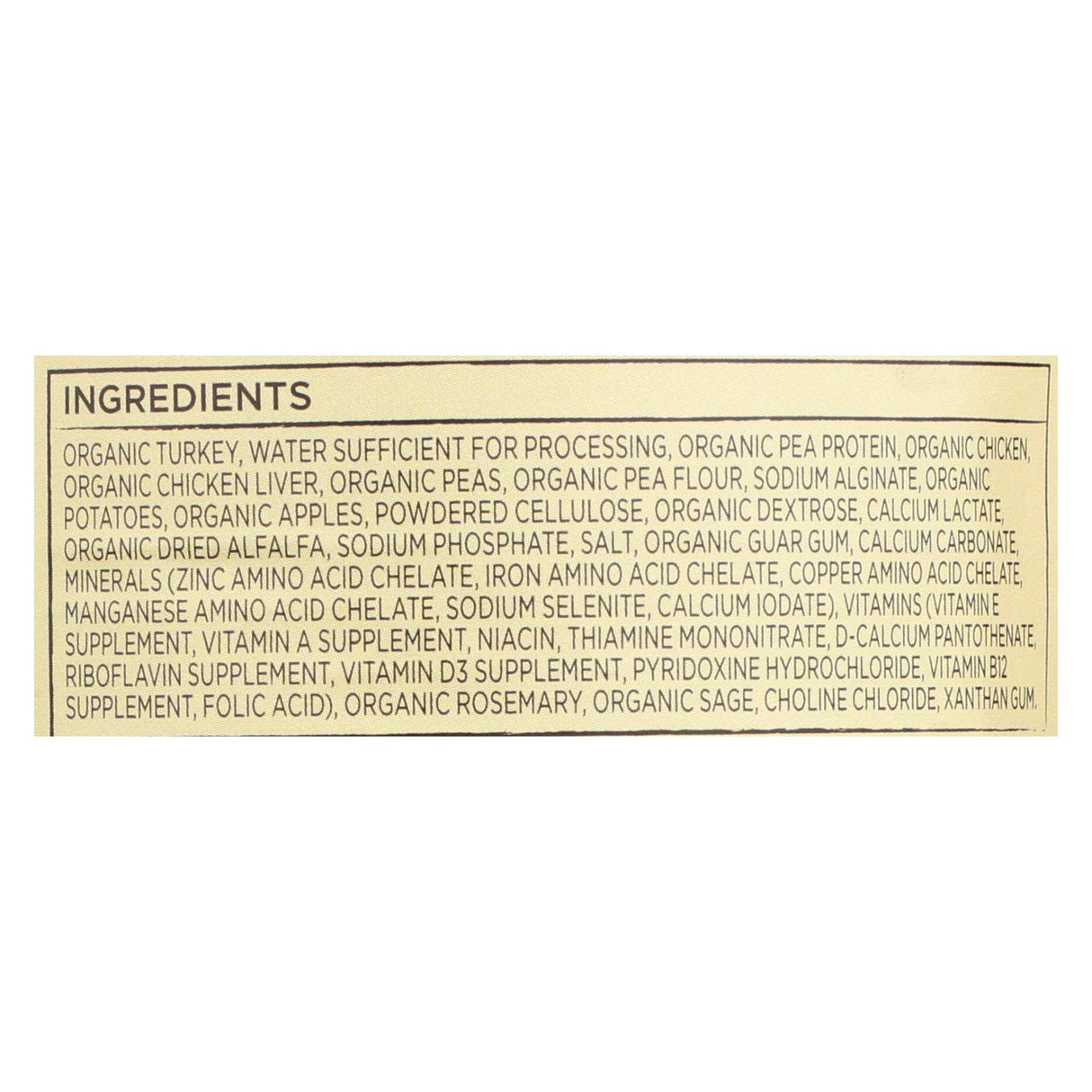 Castor & Pollux Organic Chopped Turkey & Chicken Adult Dry Dog Food - 12.7 Oz. Pack - Cozy Farm