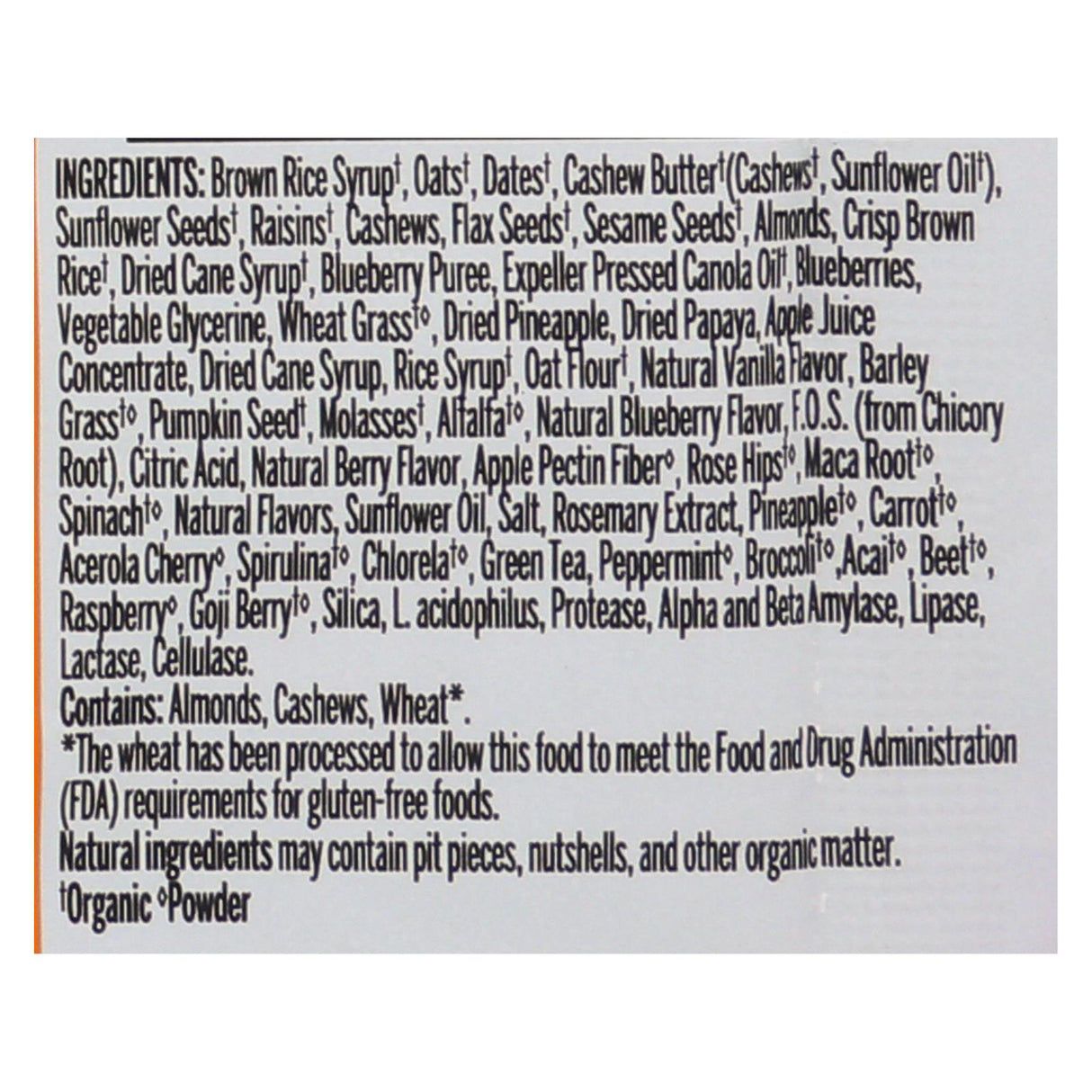 Organic Superberry Probar Bar (Pack of 12 - 3 Oz.) - Cozy Farm