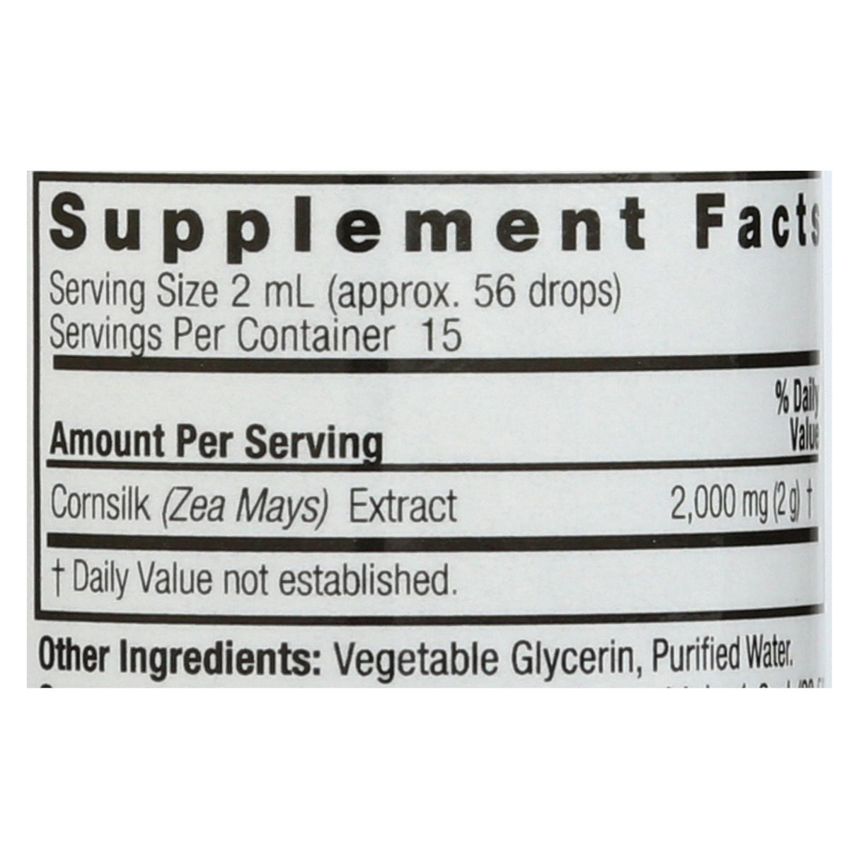 Nature's Answer Cornsilk Alcohol-Free Liquid Extract, 1 Fl Oz - Cozy Farm