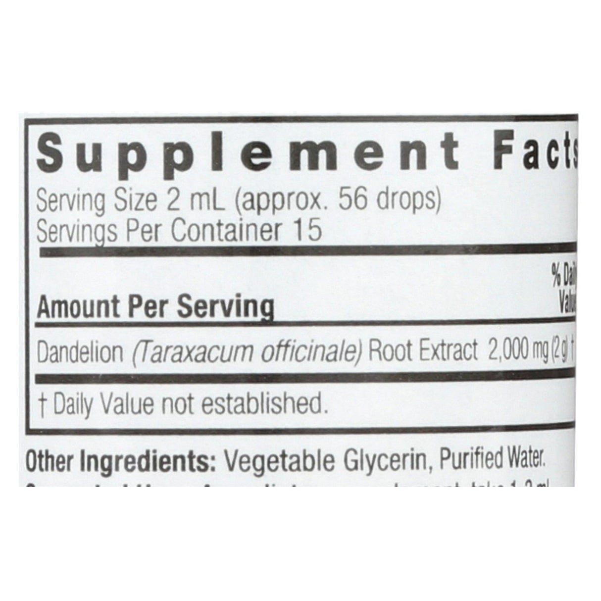 Nature's Answer Dandelion Root Extract | Supports Liver and Digestive Health | 1 Fl Oz. - Cozy Farm