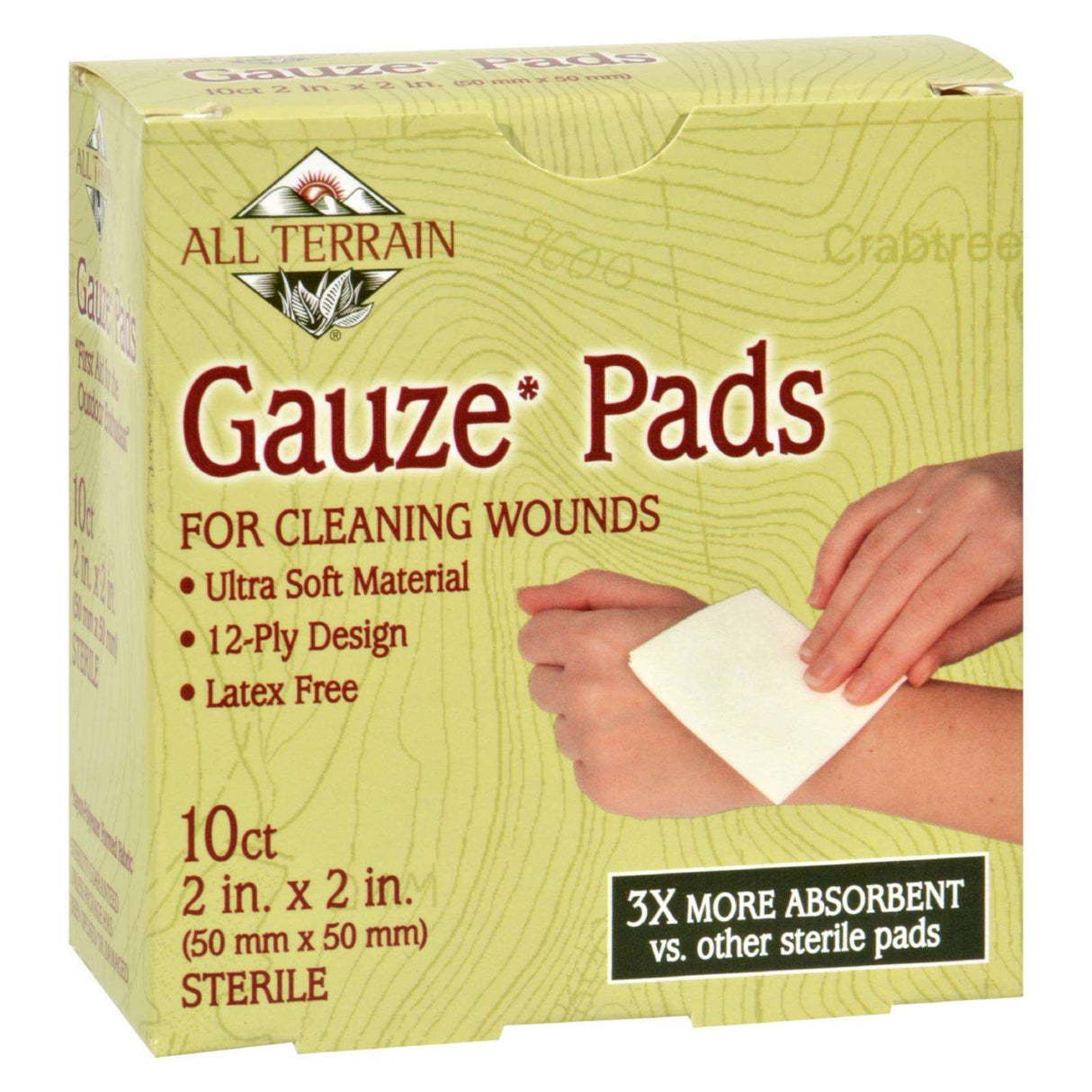 All-Terrain Gauze Pads: Latex-Free, 10-Pack - Cozy Farm
