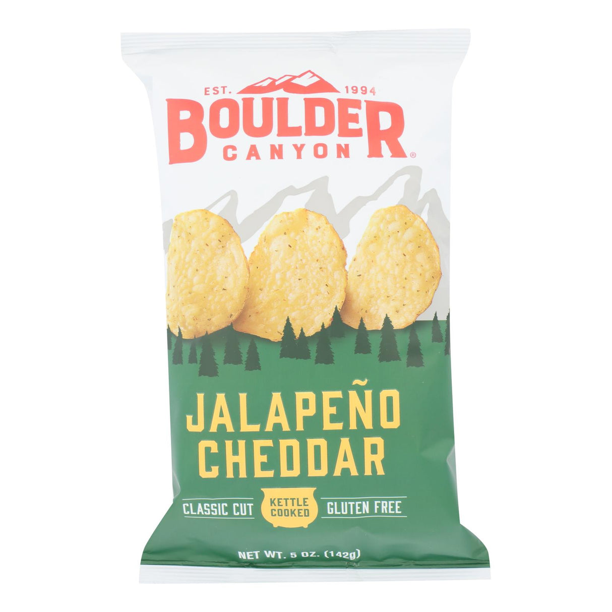 Boulder Canyon Chips Jalapeno Cheddar (Pack of 12 - 5 Oz.) - Cozy Farm