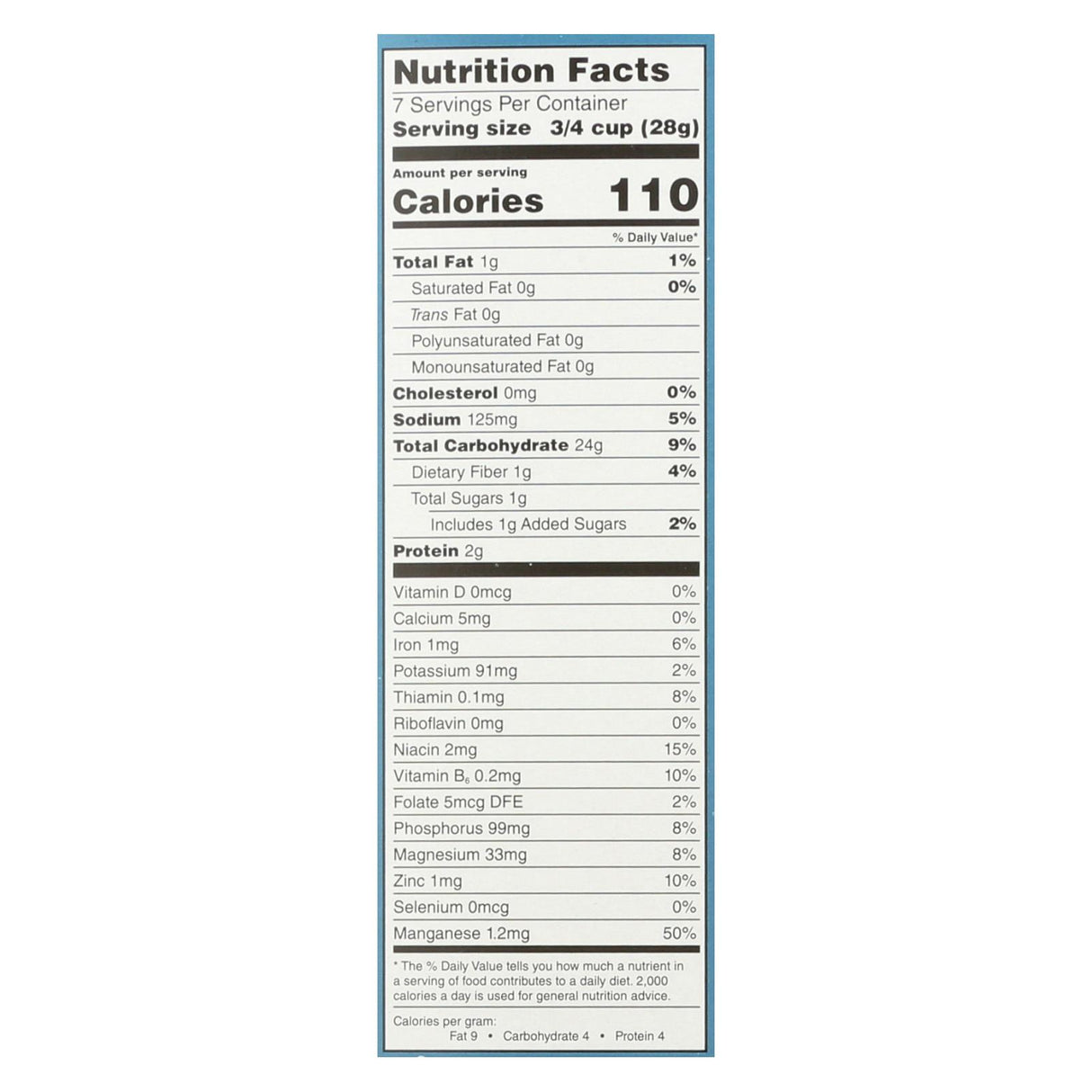 One Degree Organic Foods Sprouted Brown Rice Crisps Cereal (6-Pack, 8 Oz. Each) - Cozy Farm