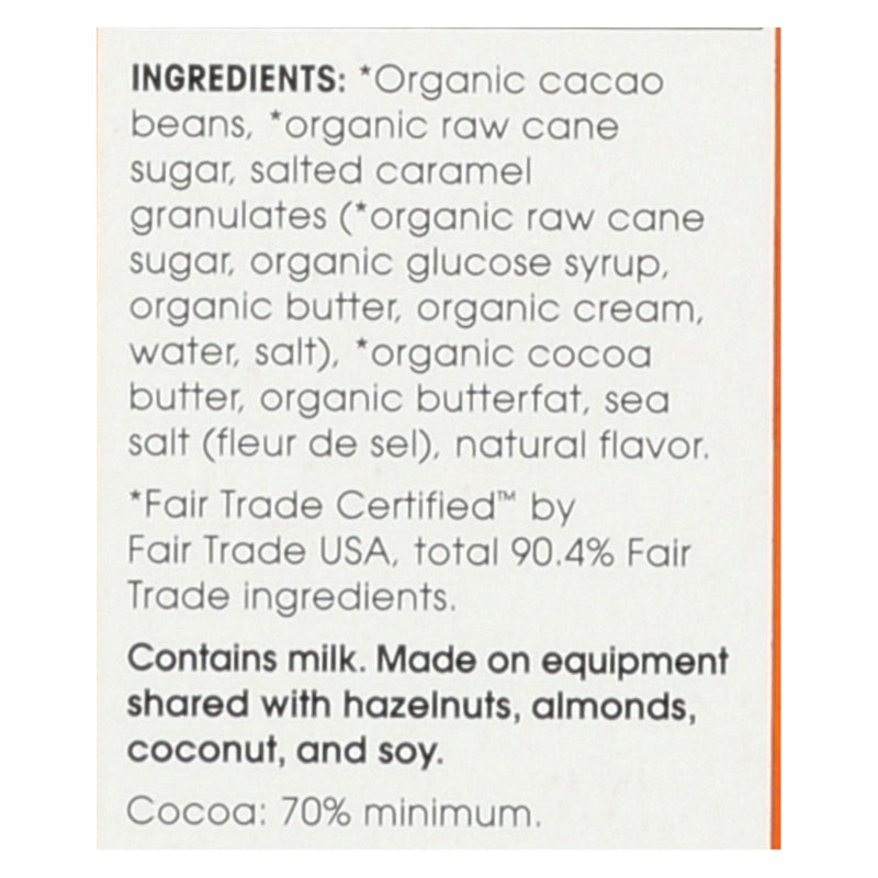 Alter Eco Americas Organic Chocolate Bar - Dark Salted Burnt Caramel - 2.82 Oz - Cozy Farm 
