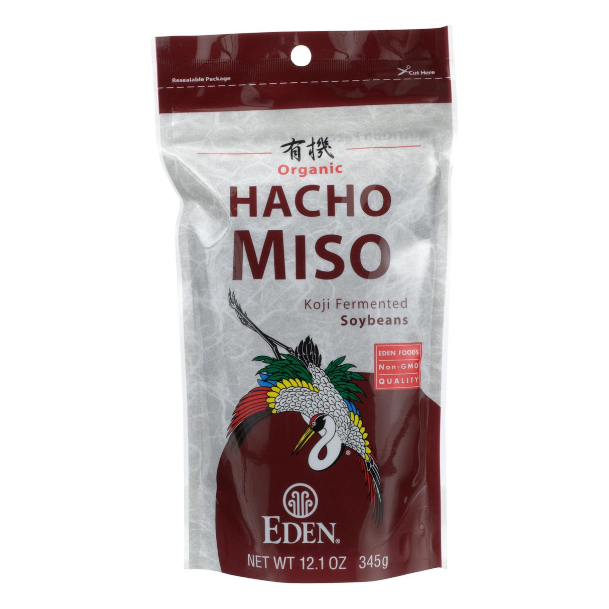 Eden Foods Organic Hacho Miso (Pack of 12) - 12.1 Oz. | Non-GMO, Traditional Japanese Seasoning - Cozy Farm