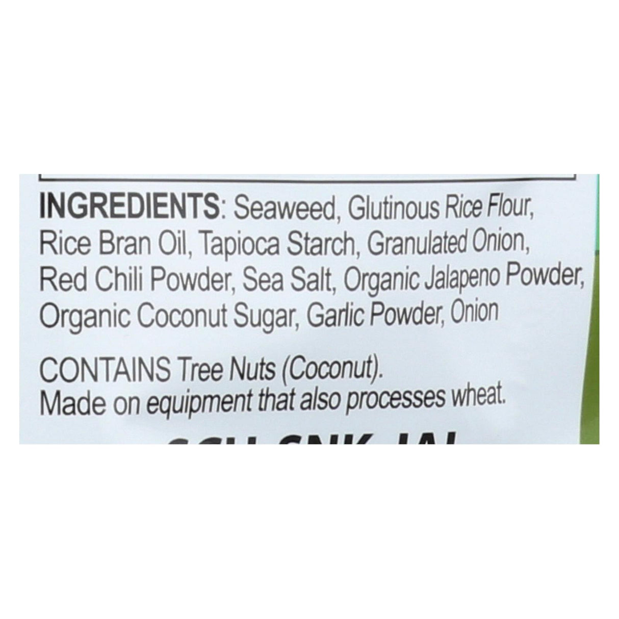 Seasnax Chomperz Jalapeno Crunchy Seaweed Chips (Pack of 8) 1oz - Cozy Farm