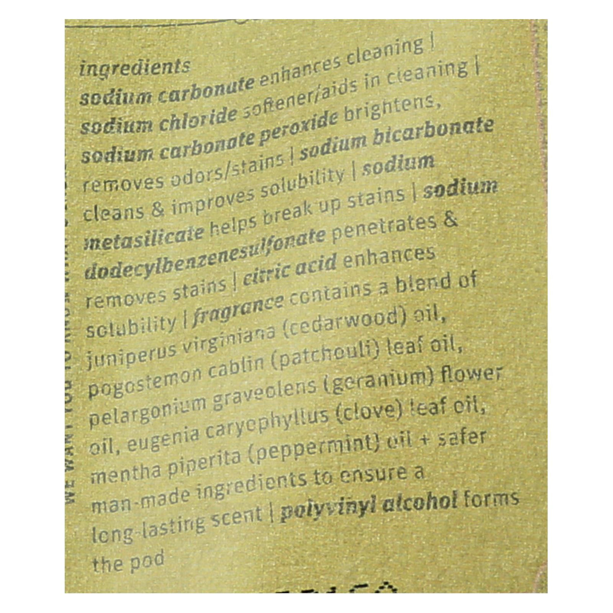 Stoneworks Olive Leaf Laundry Detergent Pods, 6 Cases x 50 Pods - Cozy Farm