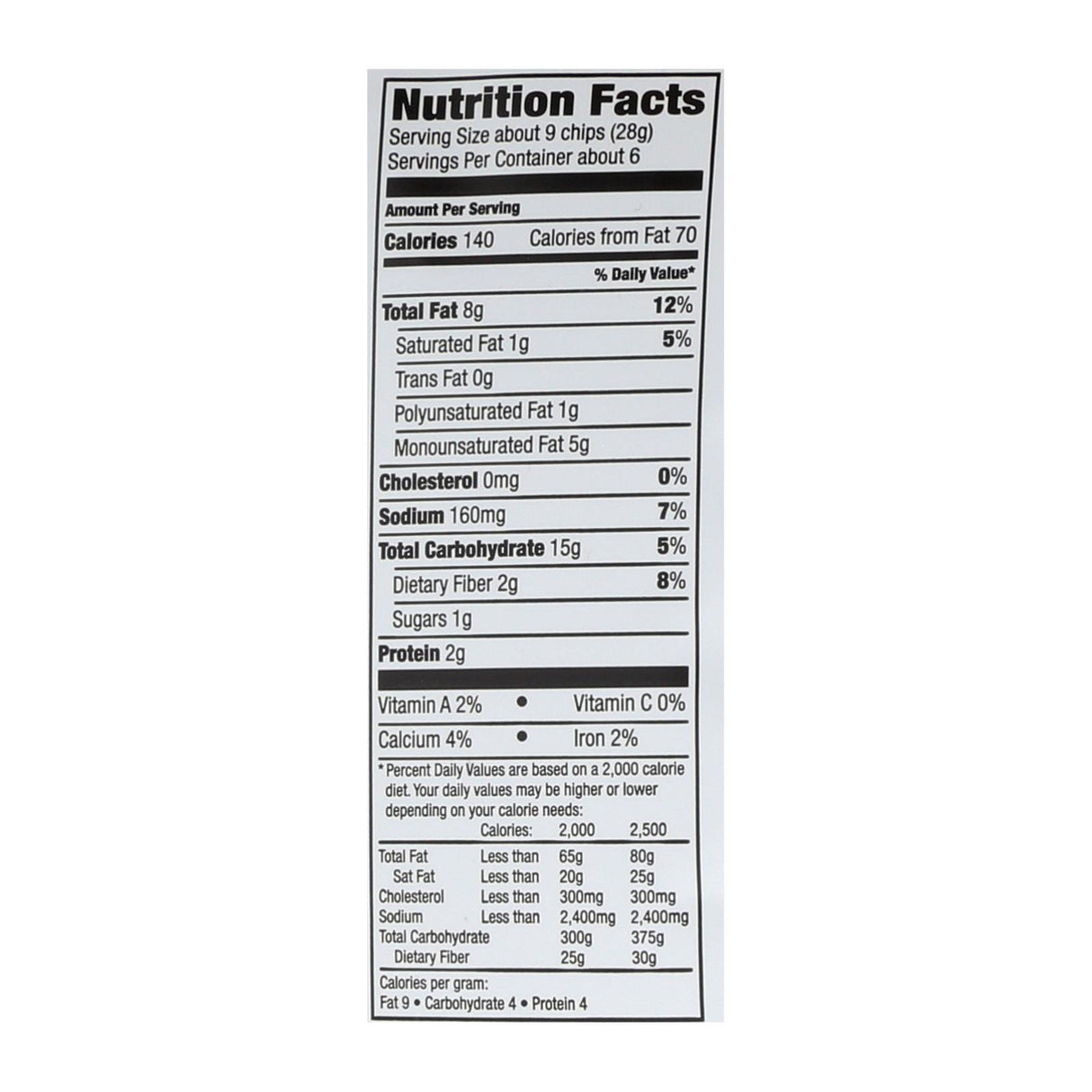 Way Better Snacks Tortilla Chips - Nacho Cheese - 5.5 Oz. - Case of 12 - Cozy Farm