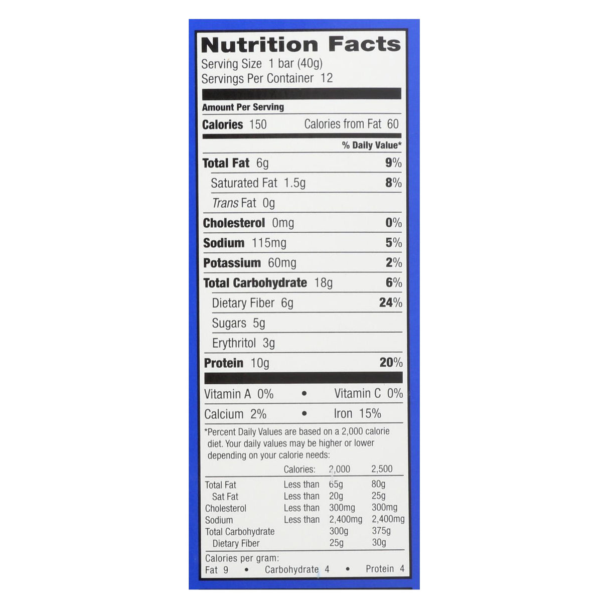 Our Organic Protein Bars - Case Of 12 - 1.41 Oz - Cozy Farm