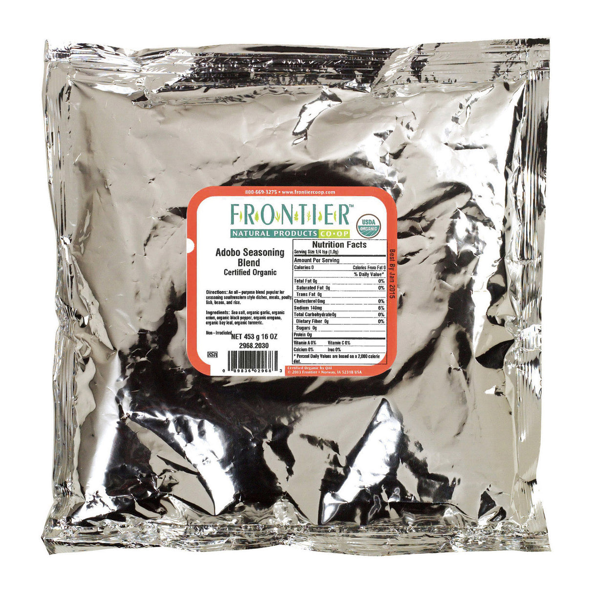 Frontier Herb Adobo Seasoning, Organic, 1 lb - Cozy Farm