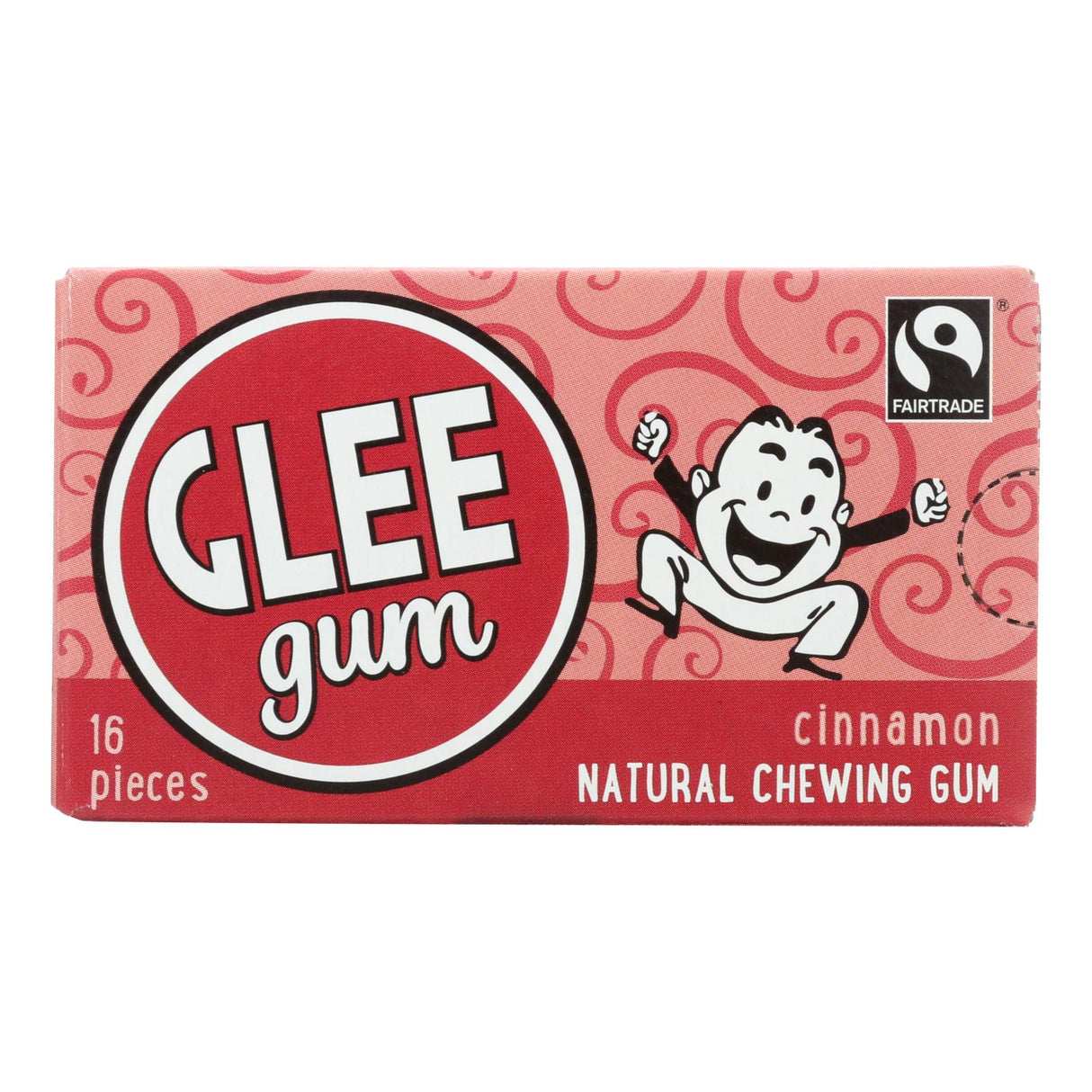 Glee Gum Chewing Gum - Cinnamon Burst - 16 Pieces - Pack of 12 - Cozy Farm