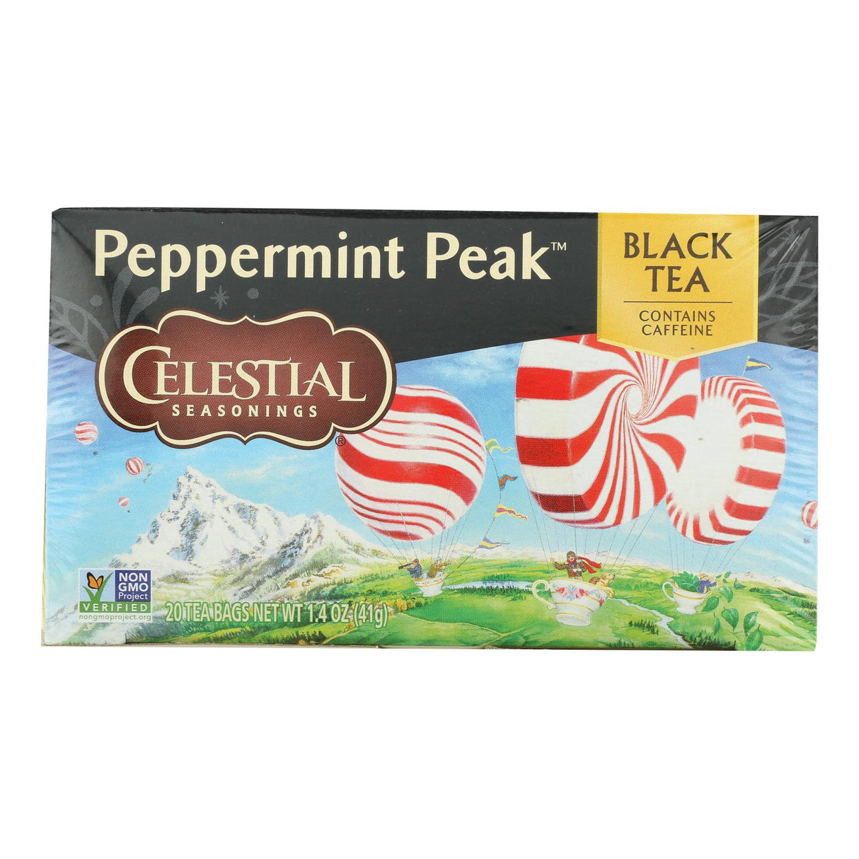 Celestial Seasonings Peppermint Peak Herbal Tea, 20-Count Bags (Pack of 6) - Cozy Farm