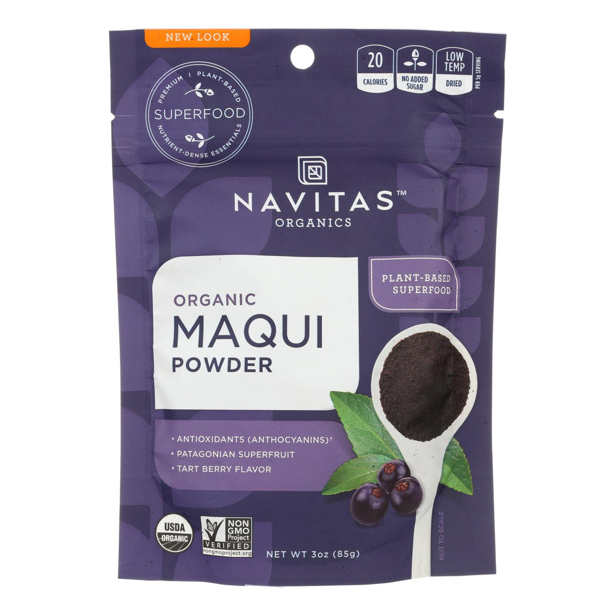 Navitas Naturals Maqui Powder: Organic, Freeze-Dried, 3 Oz. (Pack of 6) - Cozy Farm