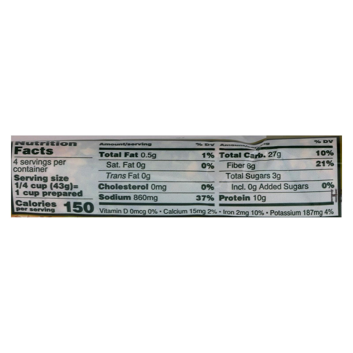 Manischewitz Split Pea Soup Mix with Case of 24 (6 Oz. Each) - Cozy Farm