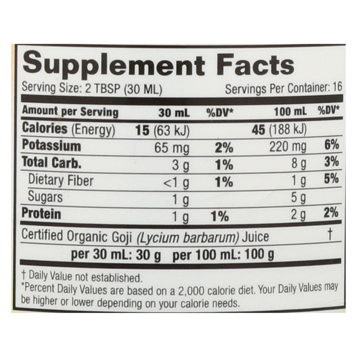 Dynamic Health Certified Organic Goji Berry Gold Juice, 16 Fl Oz - Cozy Farm