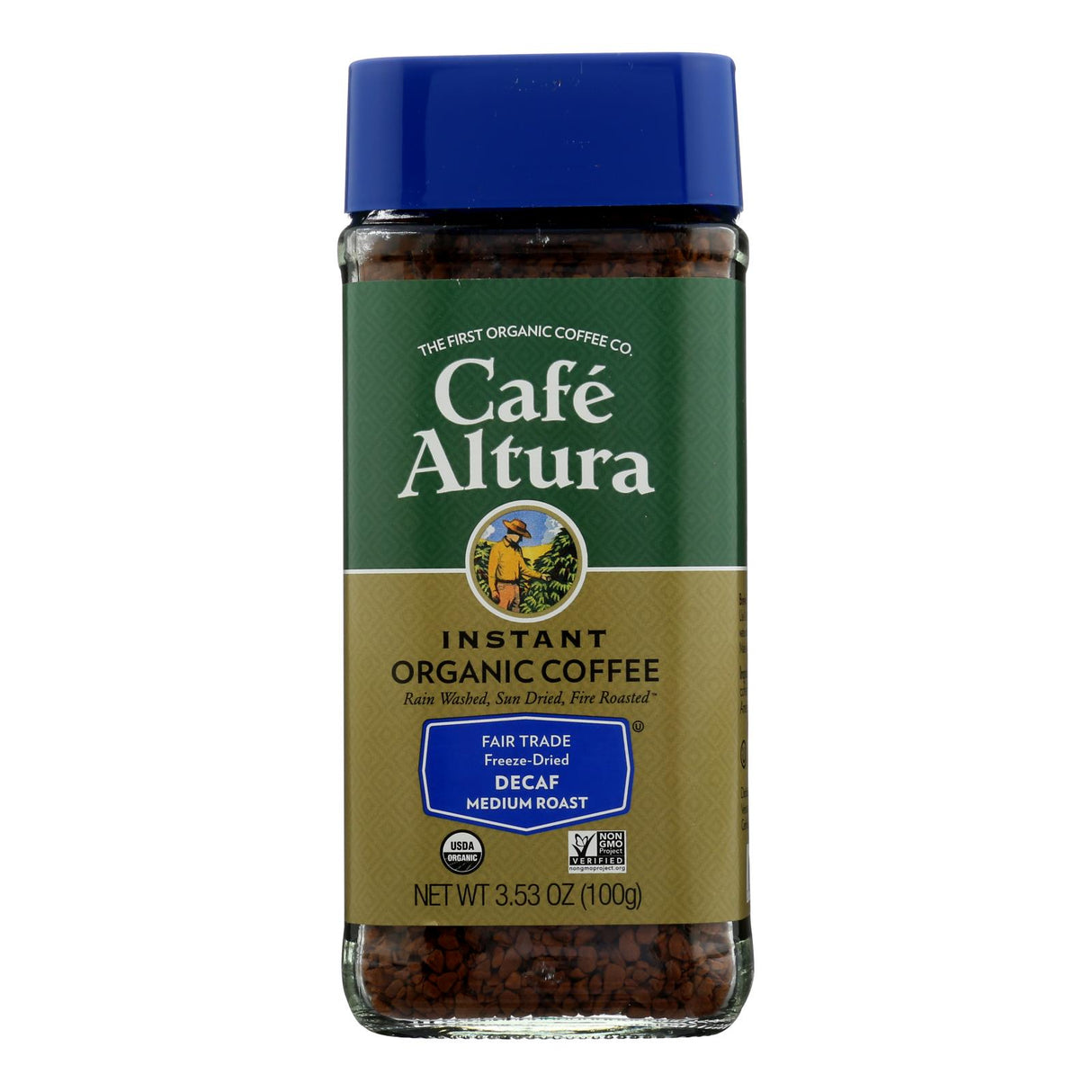 Cafe Altura Organic Decaf Instant Coffee, 3.53 oz Packs (Pack of 6) - Cozy Farm