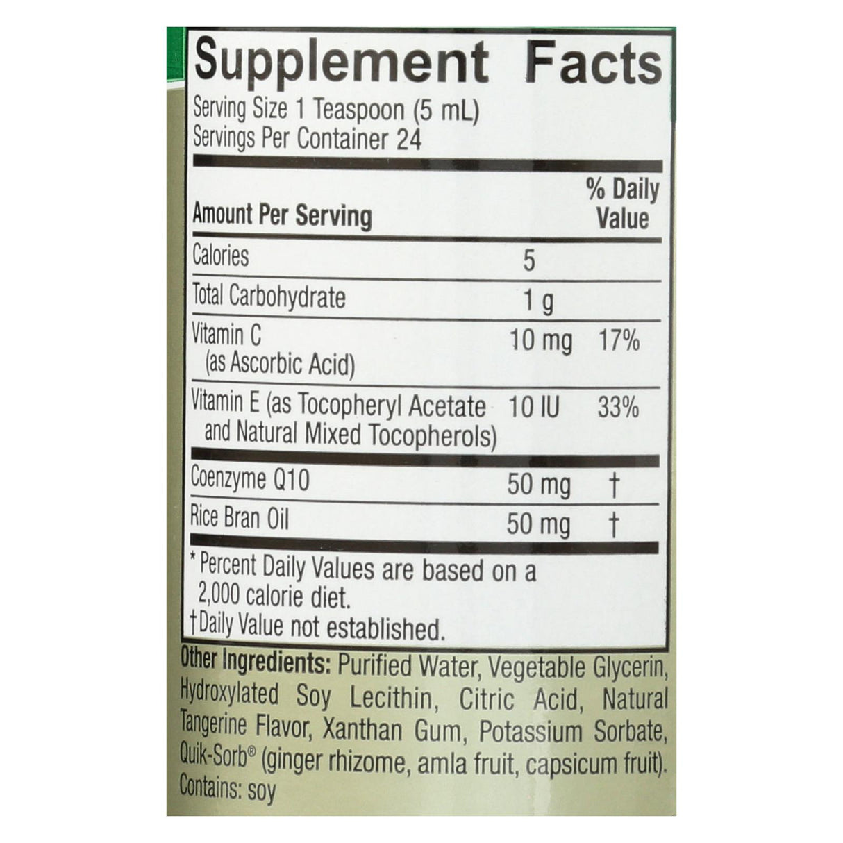 Nature's Answer High-Absorption Liquid Co-Q10 for Heart Health (4 Fl Oz) - Cozy Farm