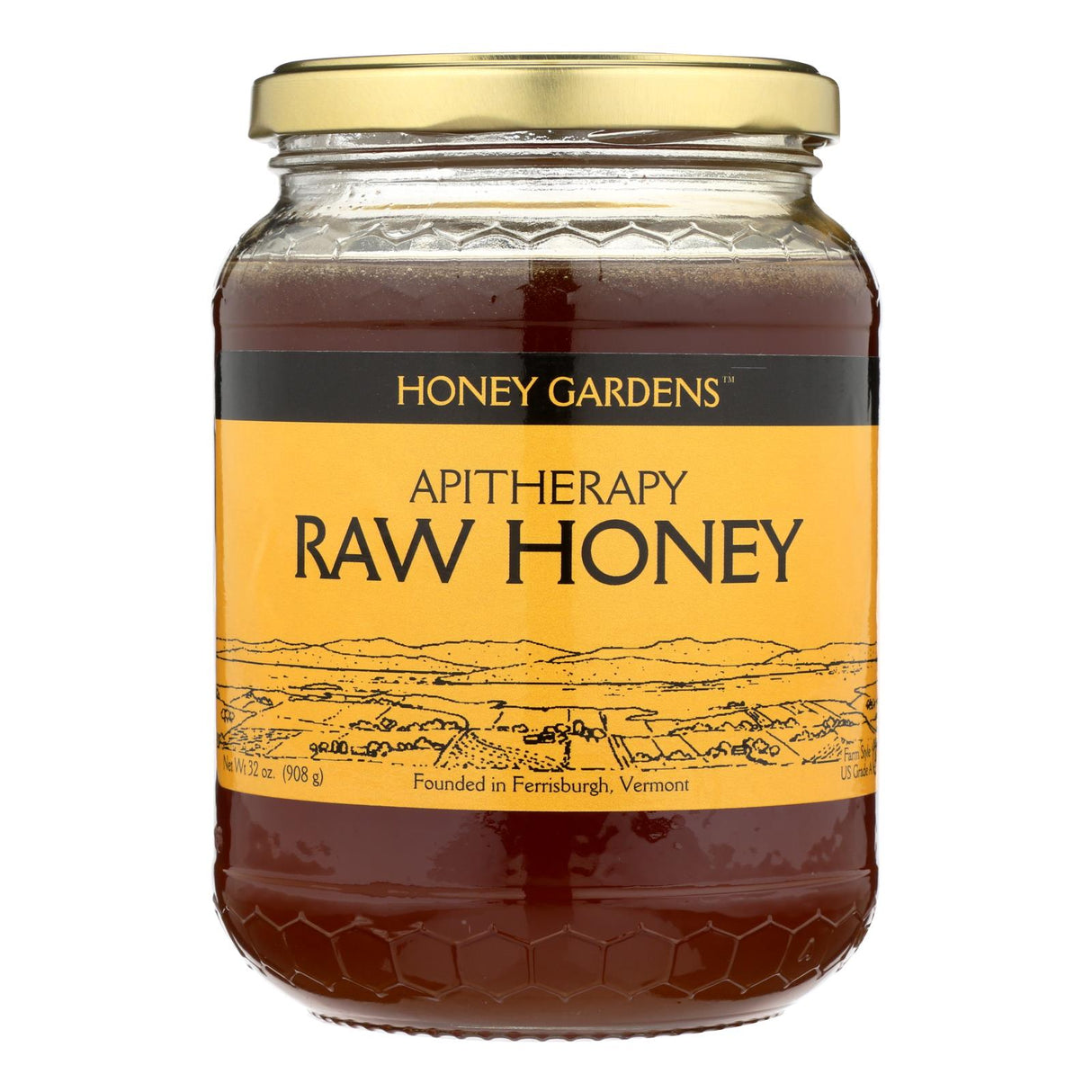 Honey Gardens Apiaries Pure Raw Unfiltered Honey - 2 Lbs. - Cozy Farm