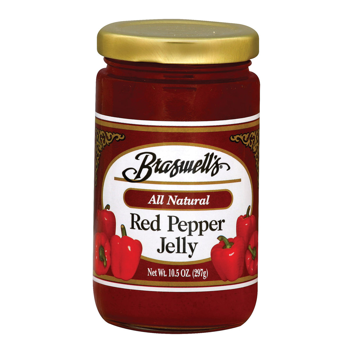 Braswell's Sweet & Zesty Red Pepper Jelly - 10.5 Oz. Pack of 6 - Cozy Farm