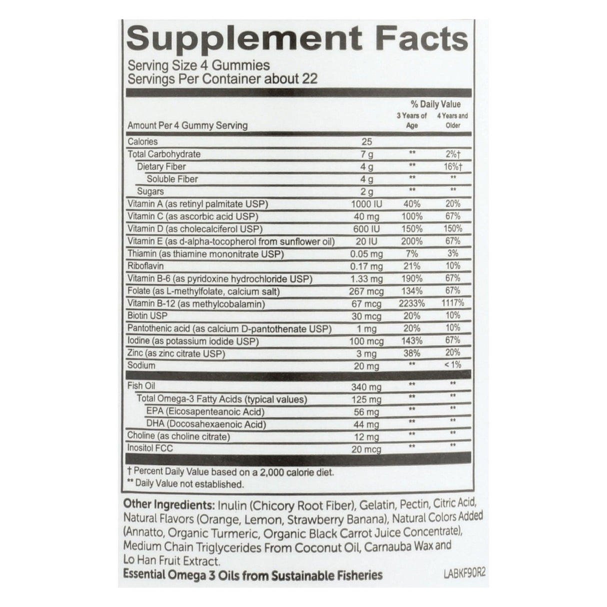 Smartypants Kids Fiber Multivitamin Gummies - Pack of 90 - Cozy Farm