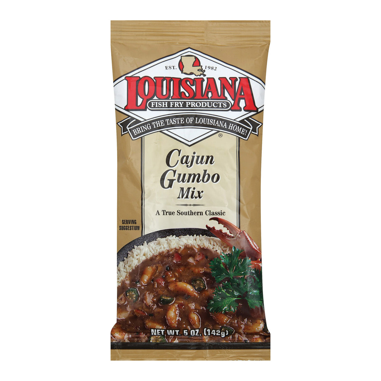 La Fish Fry Cajun Gumbo Mix - 24 Packs x 5 oz. - Cozy Farm