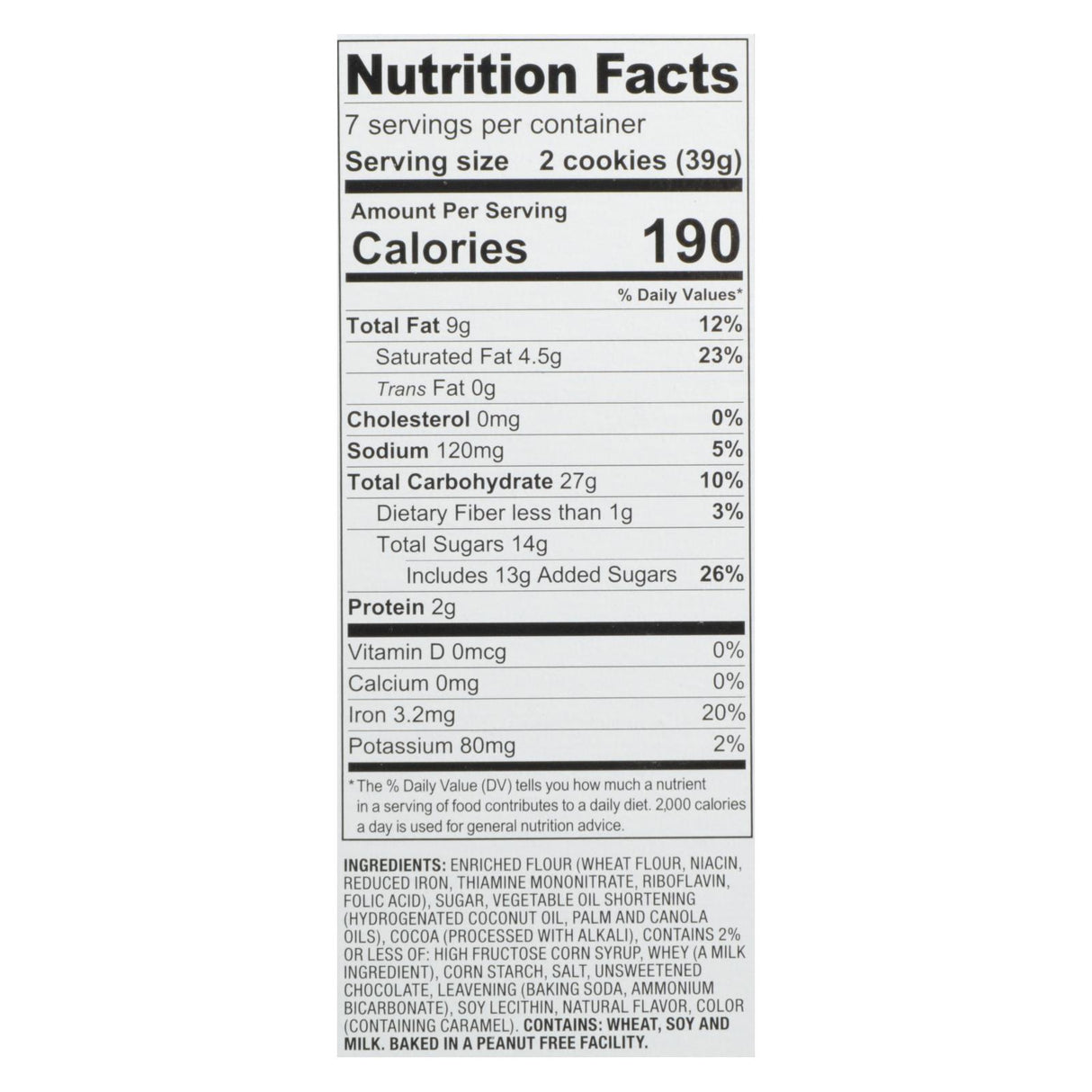 Dare Chocolate Fudge Cookies - 10.2 Oz, Case of 12 - Cozy Farm