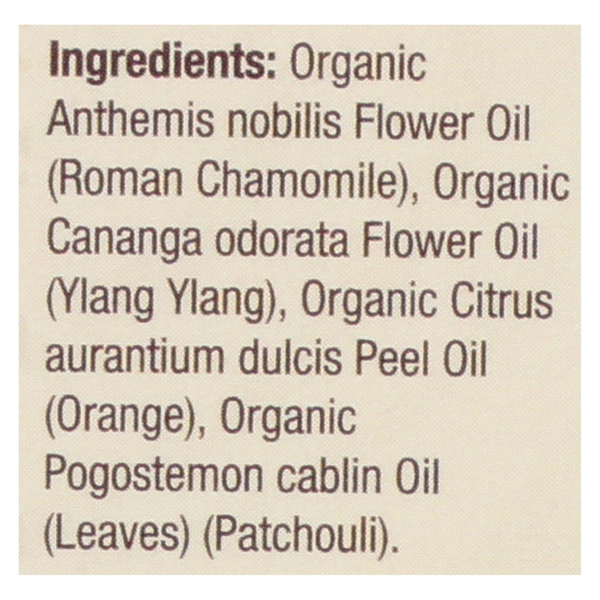 Nature's Answer 0.5 Oz Peace and Calming Organic Essential Oil Blend - Cozy Farm