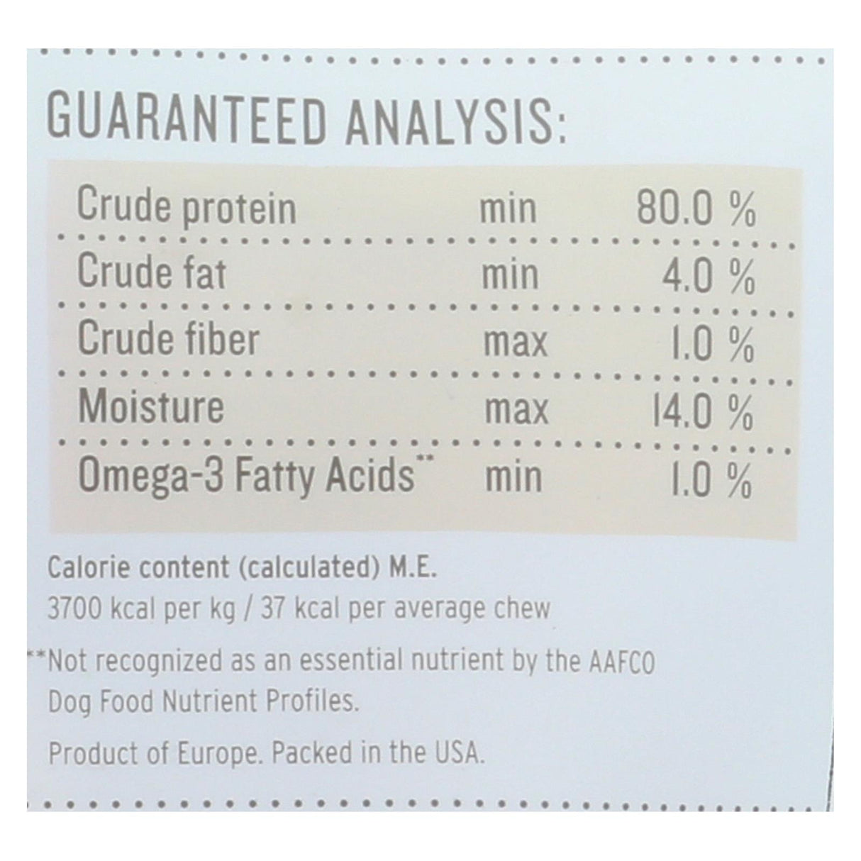 The Honest Kitchen Dog Treats - 横梁小鱼皮 - 3.25 盎司。 - 6" 盒