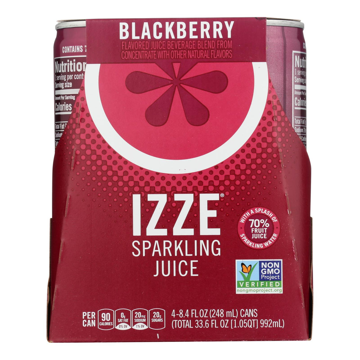 Izze Sparkling Blackberry, 6-Pack of 24-Ounce Cans - Cozy Farm