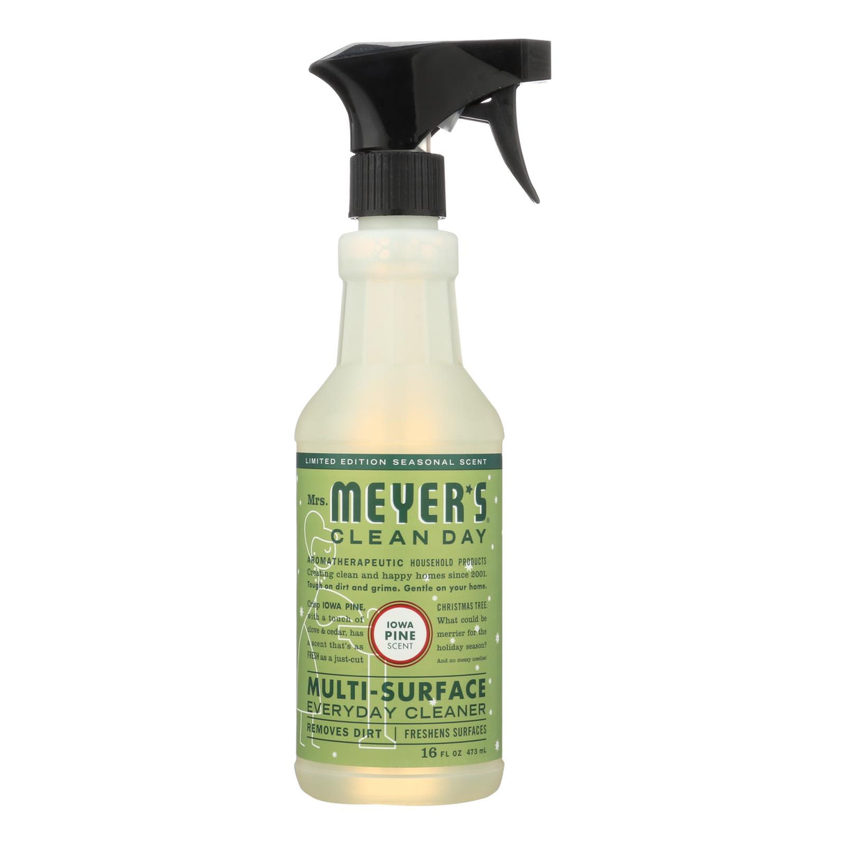 Mrs. Meyer's Iowa Pine Multi-Surface Everyday Cleaner (Pack of 6 - 16 Fl Oz) - Cozy Farm