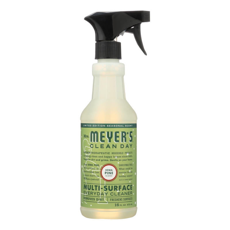 Mrs. Meyer's Iowa Pine Multi-Surface Everyday Cleaner (Pack of 6 - 16 Fl Oz) - Cozy Farm 