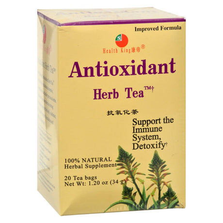 Health King Medicinal Teas Antioxidant Herb Tea - 20 Tea Bags - Cozy Farm 