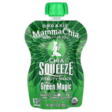 Mamma Chia Squeeze Vitality Snack - Green Magic - 16 Pack - 3.5 Oz. - Cozy Farm 