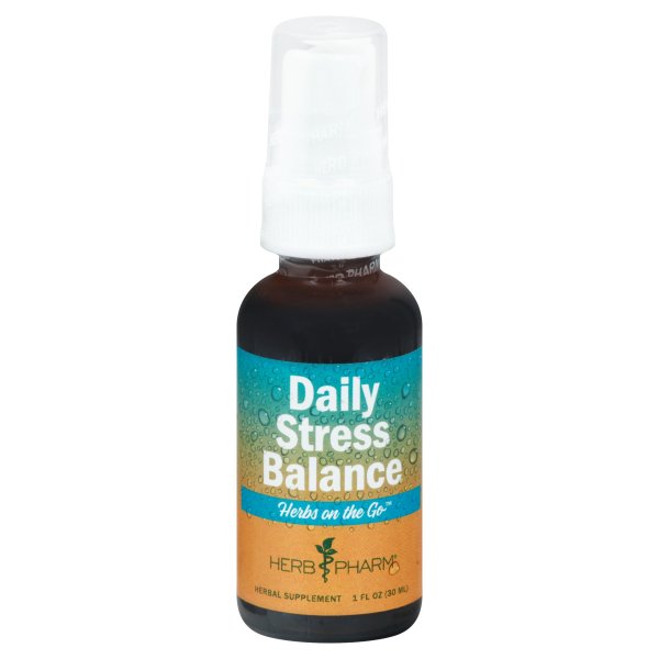 Herb Pharm Daily Stress Balance Herbal Supplement for Stress Relief - Cozy Farm