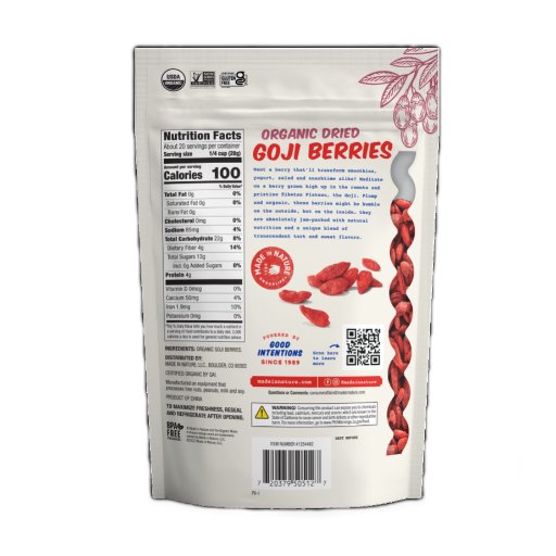 Made In Nature - Goji Berries Dried - 7 Oz (Pack of 6) - Cozy Farm