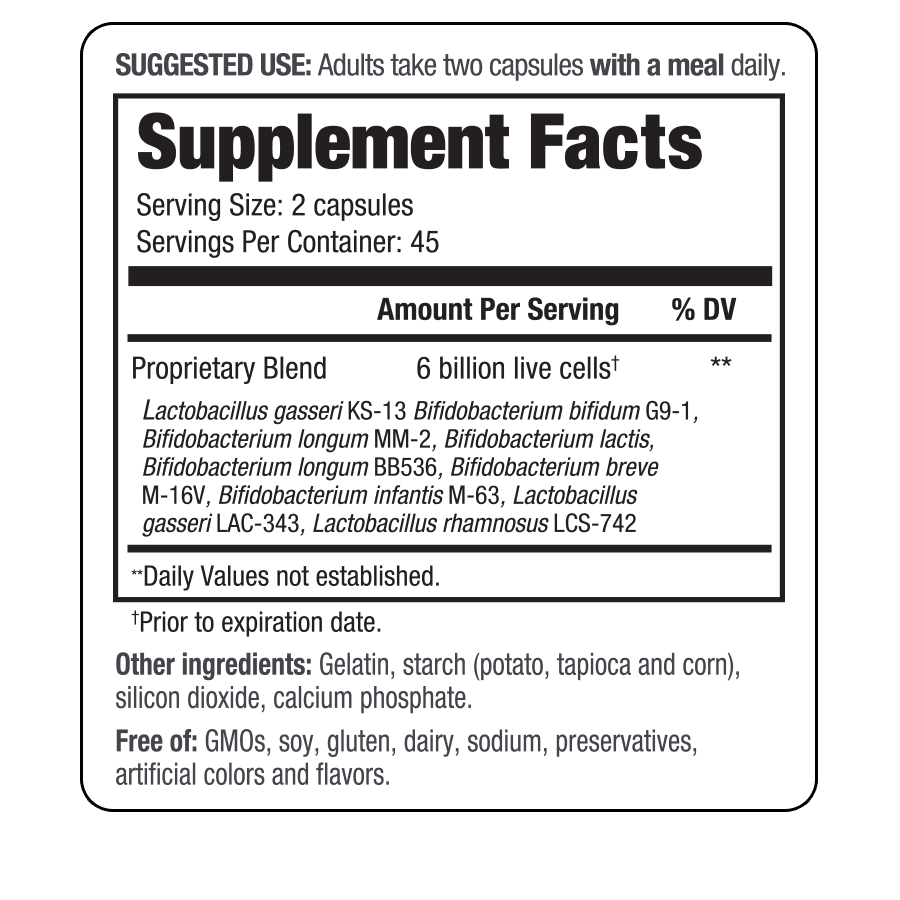 Kyolic Kyo-dophilus 9 益生菌补充剂,180 粒胶囊