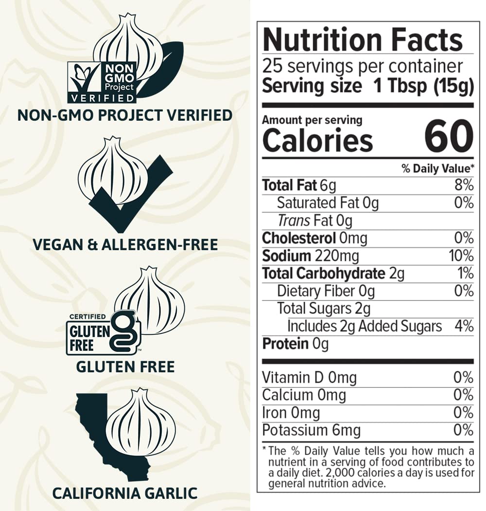 Garlic Expressions Vinaigrette Salad Dressing (12.5 Oz. - Pack of 12) - Cozy Farm