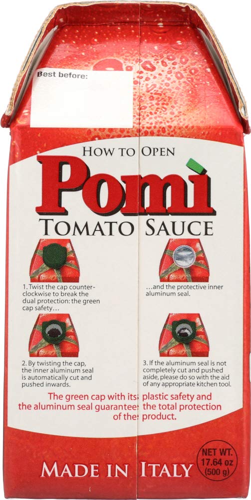 Pomi Italian Tomato Sauce, Case of 12 - 17.64 fl oz Cans