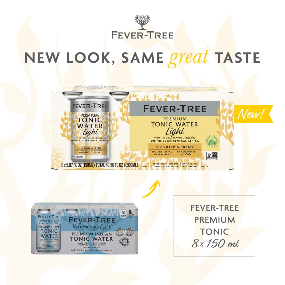 Fever-tree Refreshingly Light Tonic 3-Pack, 8.5 fl oz Cans