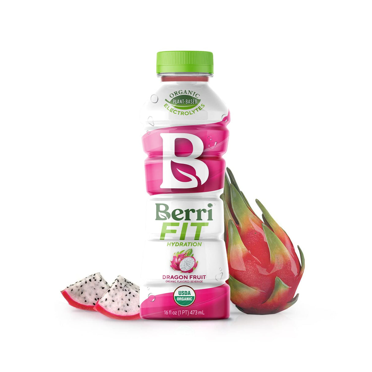 Berri Pro Dragon Fruit Plant-Based Fitness Beverage, 12 Pack, 16 Oz. Each - Cozy Farm