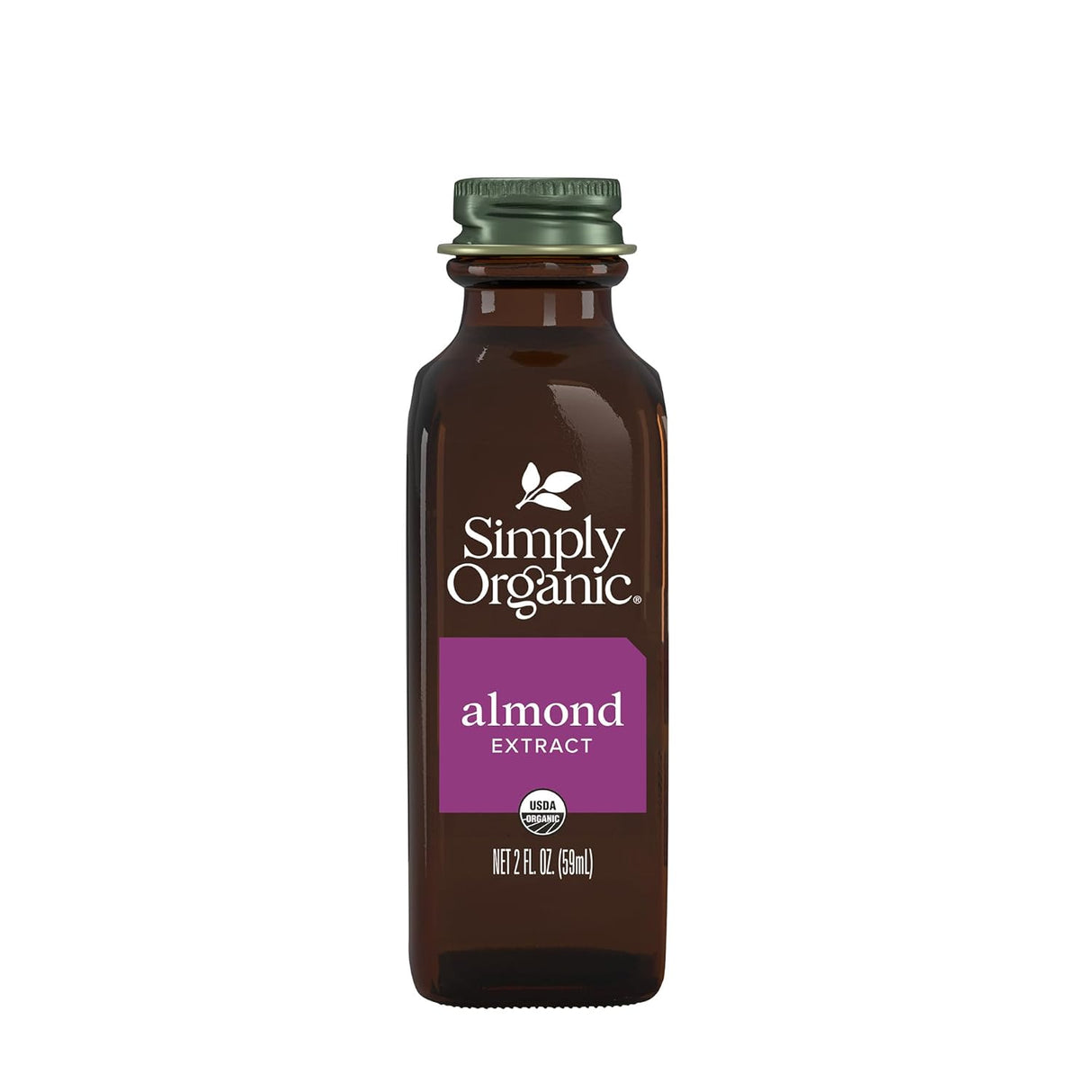 Simply Organic Almond Extract, 2 Oz. Pack for Baking and Flavoring
